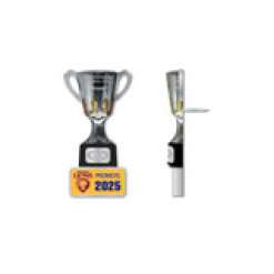 Brisbane Lions 2025 Premiers 3D Trophy Pin