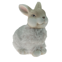 Bunny with Fur 13.5cm
