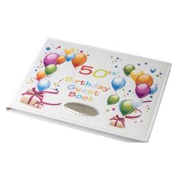 Russell Collection Occasion Specific Giftware - 50th Birthday Guest Book