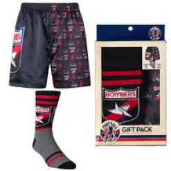 Retro Satin Boxer and Sock GIft Set XL
