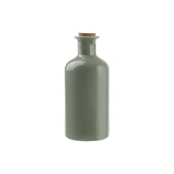 Epicurious Oil Bottle Cork Lid 500ML Sage Gift Boxed