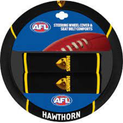 Hawthorn AFL Steering Wheel Cover