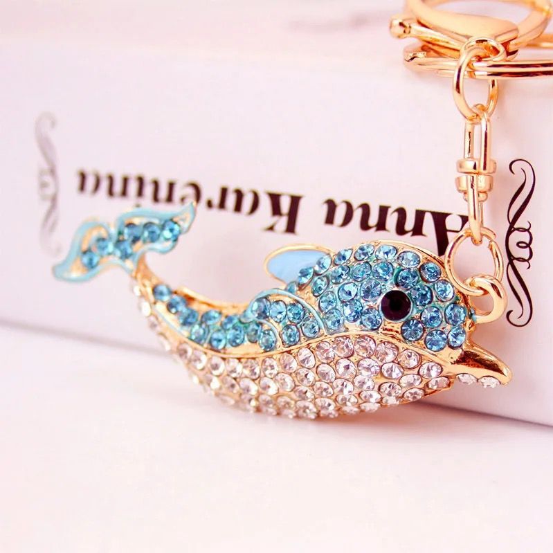 Dolphine Diamente Key Ring