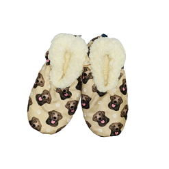 Labrador, Chocolate Comfies Slippers