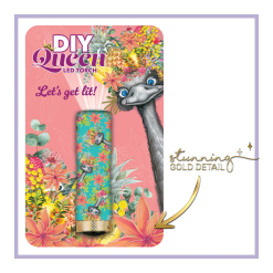 LED Torch with print Delightful Dragonflies
