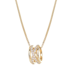 Eqlb Jewelled Ring Necklace