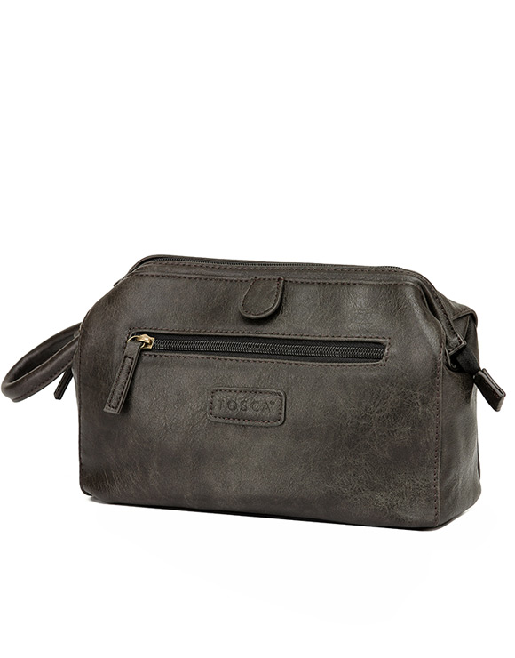 Tosca Vegan Leather Wash Bag