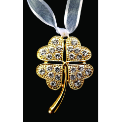 Diamond Clover Wedding Charm