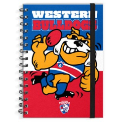 Western Bulldogs Hard Cover Notebook