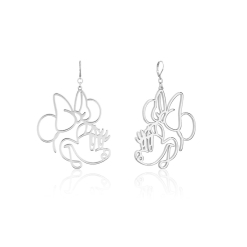 Minnie Mouse Wire Style Drop Earrings
