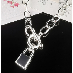 Silver Locket Necklace Fashion Jewellery
