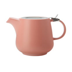 Tint Teapot 600ML Coral