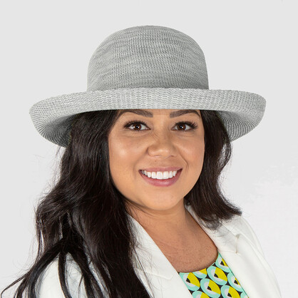 Classic Breton Lined Hat - Ice Grey R35L