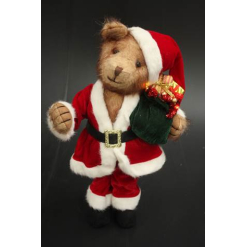Christmas Bear Santa