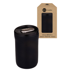 Eco Brew II Noir Double Wall Ceramic Travel