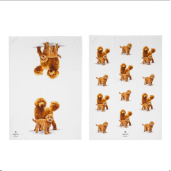 Puppy Love Groodle 2pk Kitchen Towel