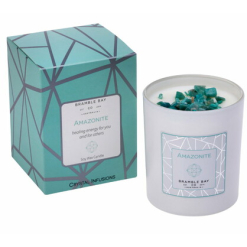 Crystal Infusions Amazonite Candle