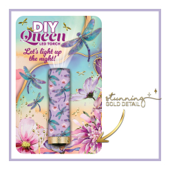 LED Torch with print Delightful Dragonflies