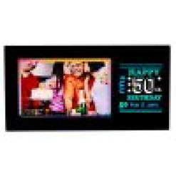 Happy 50th Holo 6x4 Mdf Frame