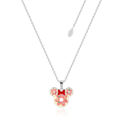 ECC Minnie Mouse Donut Enamel Necklace SPN120