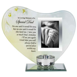 Special Dad With Candle Remembrance Photo Frame