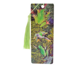 3D Frog and Gecko Bookmark