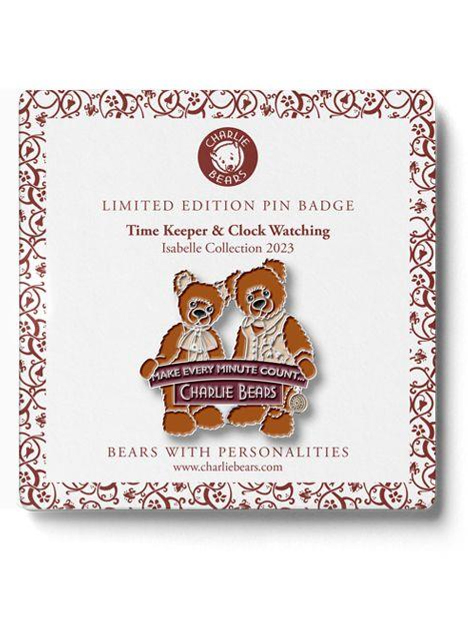 Time Keeper and Clock Watching Badge