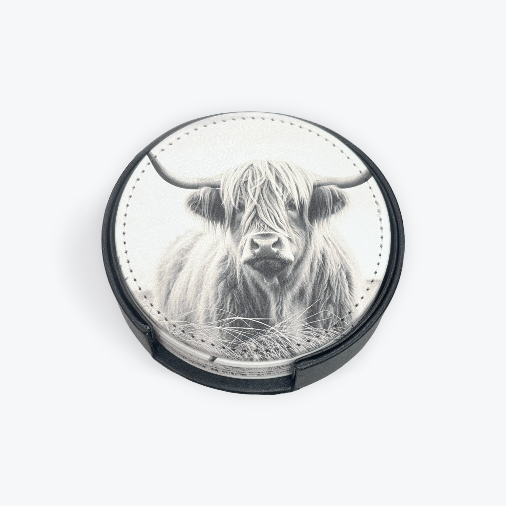 Highland Cow Coasters