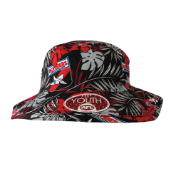 AFL Essendon Bombers Adults Mens Tropical Bucket Hat