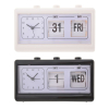 B & W Alarm Clock & Calendar