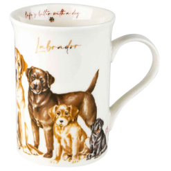 Muddy Paws Labrador Mug