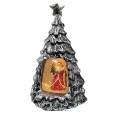 Snow Globe Santa Star