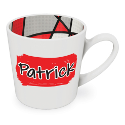 Patrick motif mug