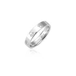 Precious Metal Minnie Mouse Band Ring