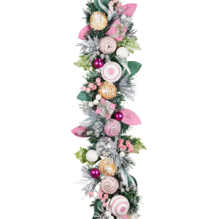 Christmas Garland- Pretty in Pink, 195cmL