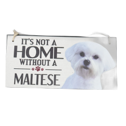 Maltese 2 Dog Plaque