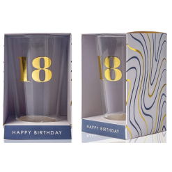 18th Beer Glass