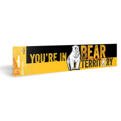 Bundy Bundaberg Rum Bear Territory Bumper Sticker UV Gloss