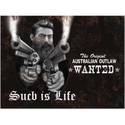 Ned Kelly 2 Tin Sign