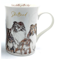Muddy Paws Shetland Mug
