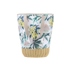 The Black Pen Golden Summer Insulated Picnic Bag With Basket Base Large