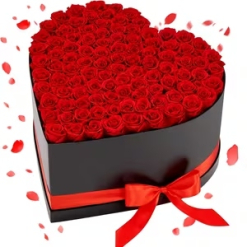 Valentine'S Day Artificial Rose Bouquet