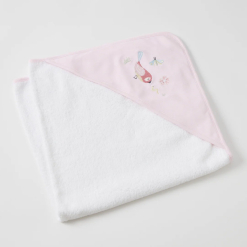 Birdy Embroidered Hooded Towel