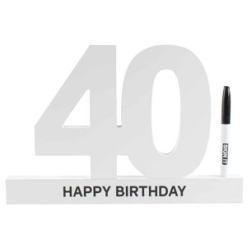 40th Birthday Signature Block