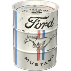 Oil Barrel Ford Mustang Money Box