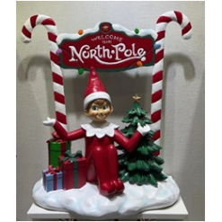 Polyresin Elf decor 60cm