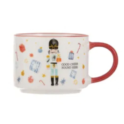 Twinkling Blooms Festive Mugs