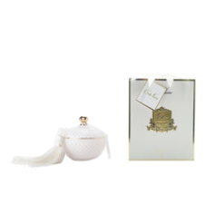Jasmin Flower Tea Round Deco Art Candle