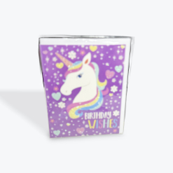 Gift Card Birthday Wishes Unicorn