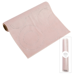 Glam Velvet Diamonte Runner 200cm Pink